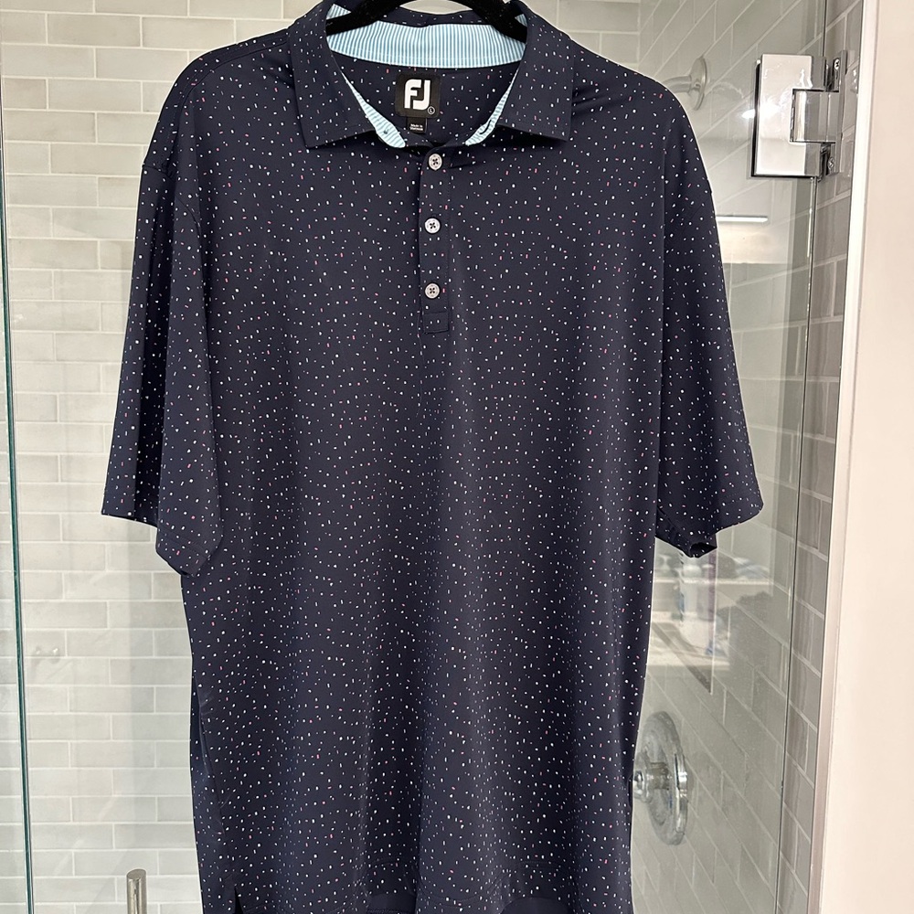 FootJoy Blue Polo Shirt Classic Design